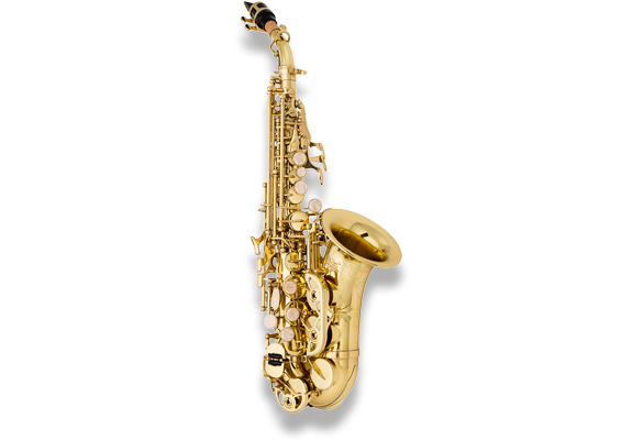 Soprano Saxophone Jean Paul USA SS-400GP Curved beautiful