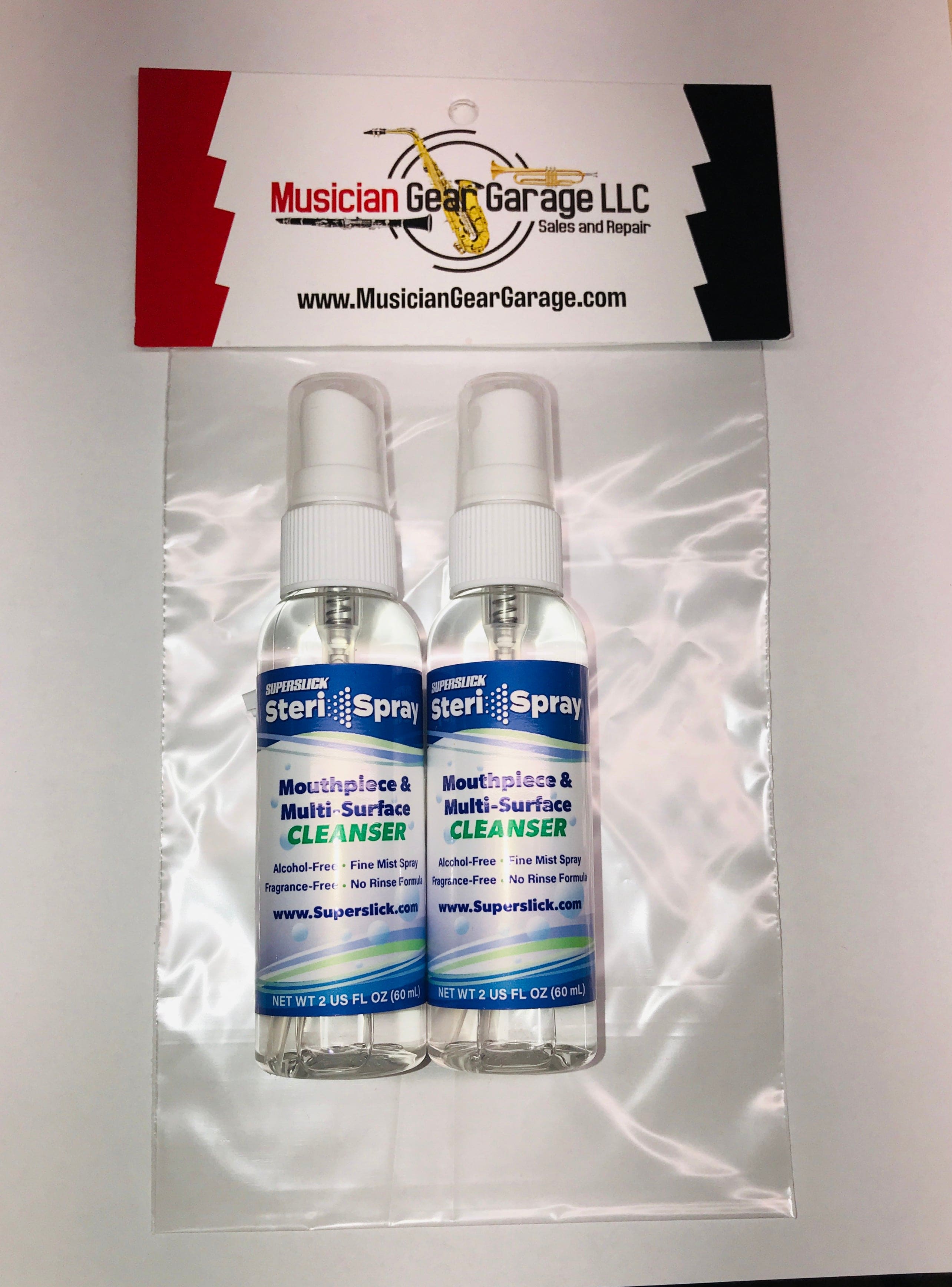 Superslick Steri-Spray Mouthpiece and Multi-Surface Cleanser Sanitizer