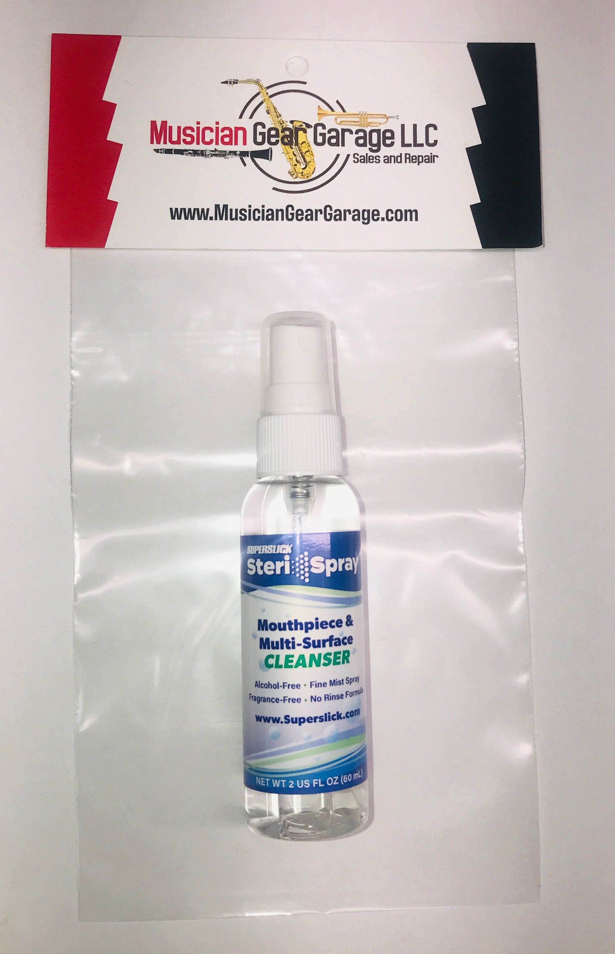 Superslick Steri-Spray Mouthpiece and Multi-Surface Cleanser Sanitizer