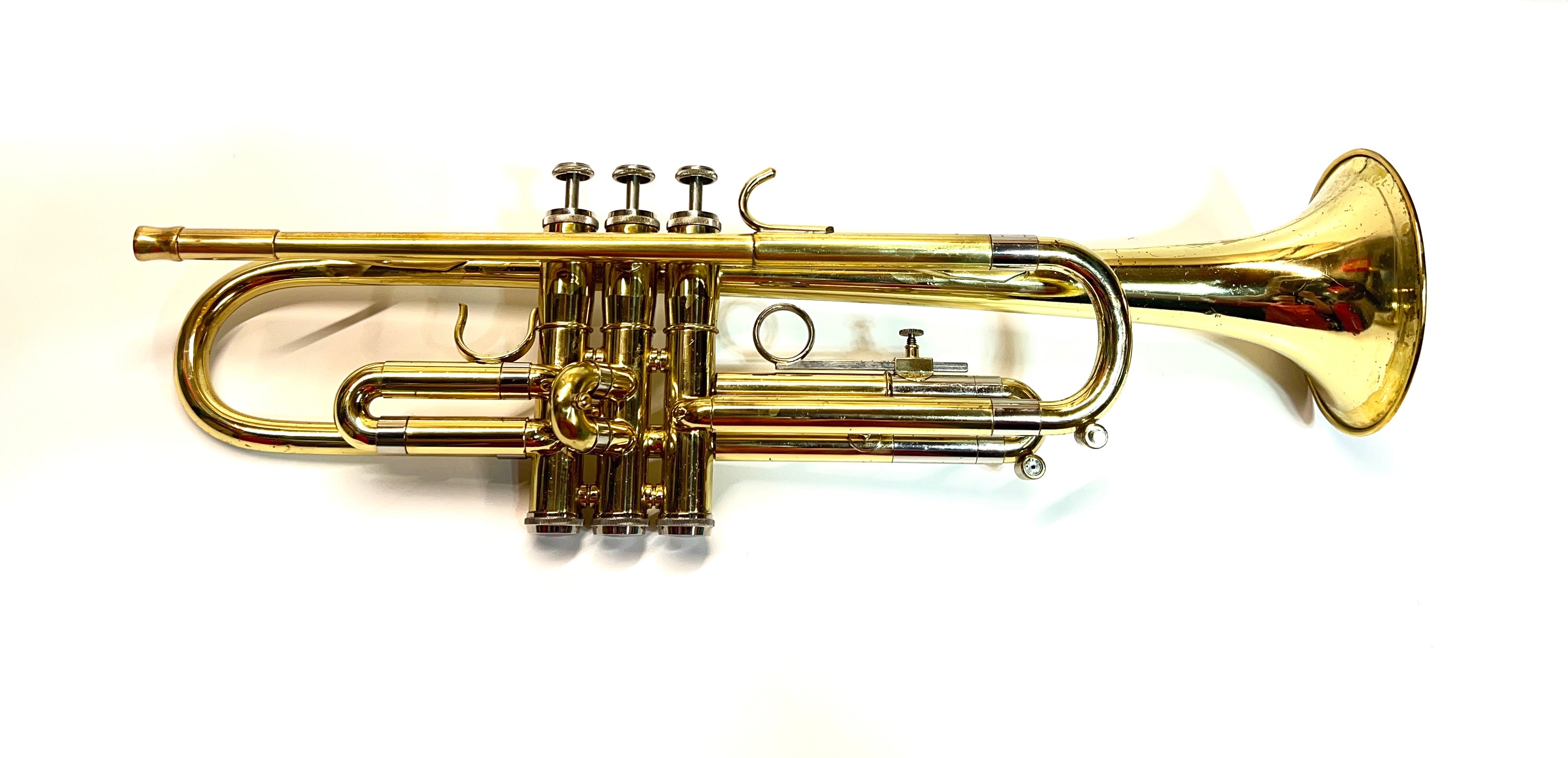 Getzen 300 Trumpet Lacquer Spotted Recently Serviced Plays Well USED