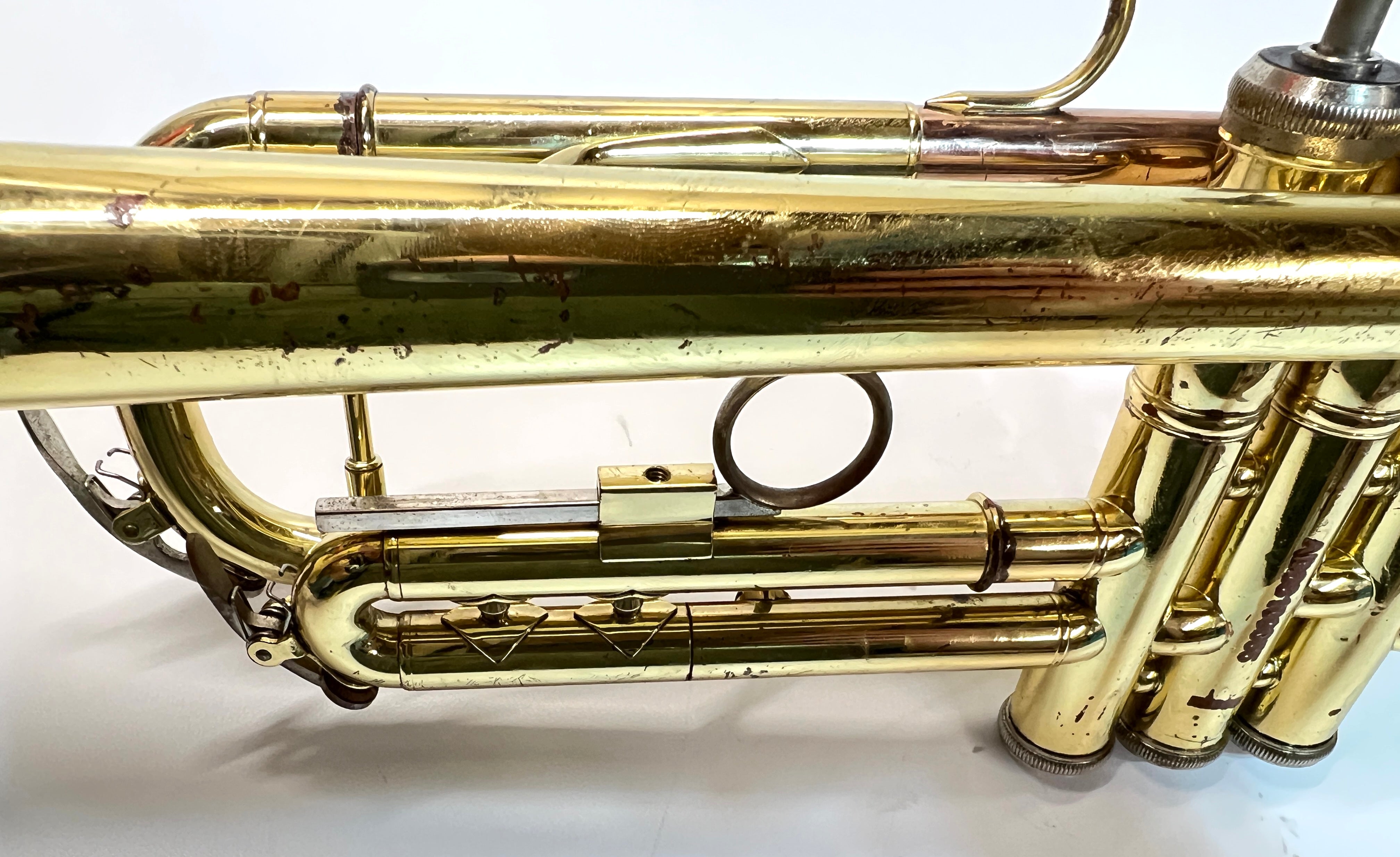 Selmer Prelude TR701 Trumpet Gold Lacquer For Parts Only USED