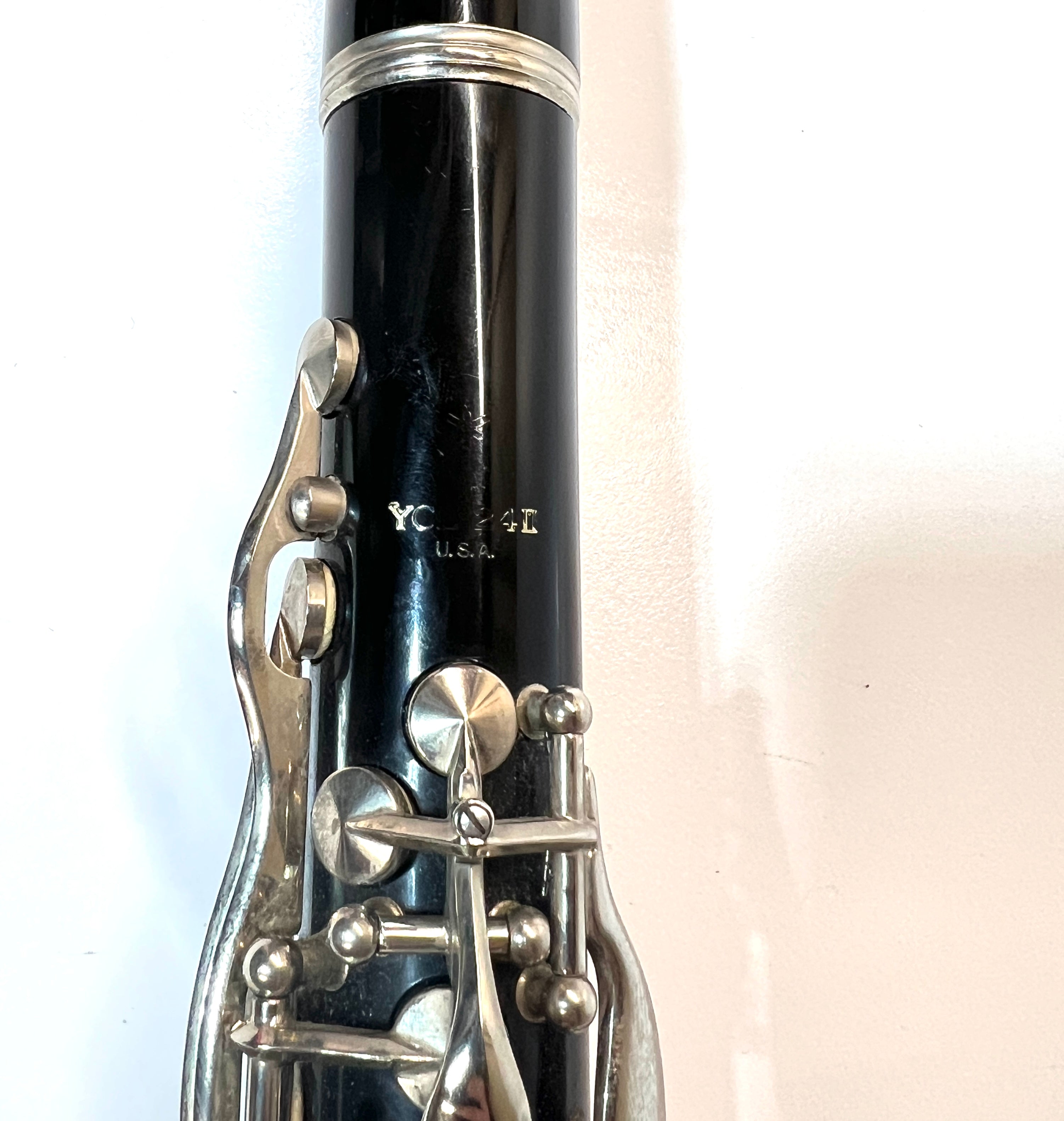 Yamaha YCL-24II Clarinet New Cork Recently Serviced Plays Well w/case USED