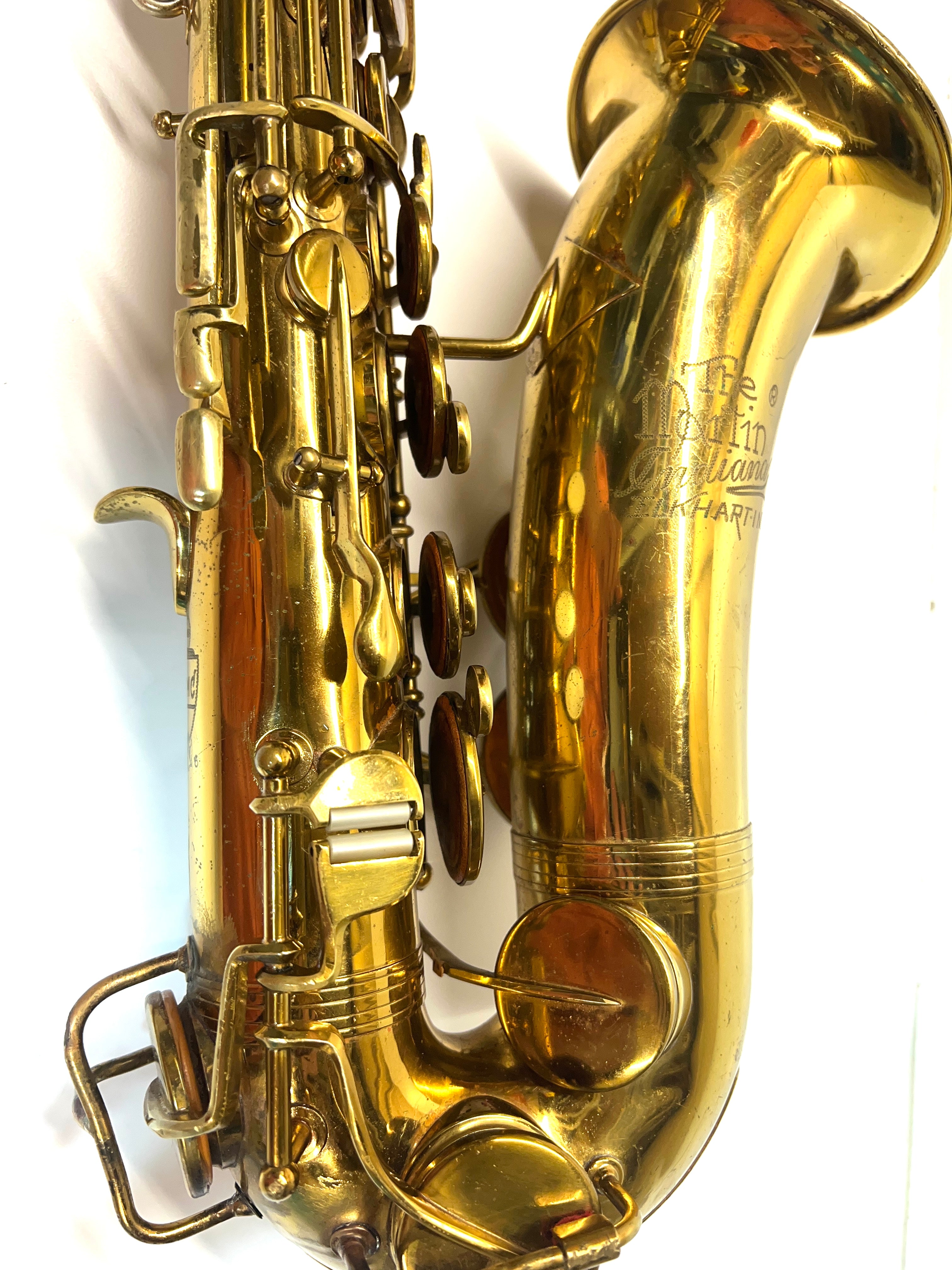The Martin Alto Saxophone Indiana made in Elkhart Plays Well Recently Serviced USED