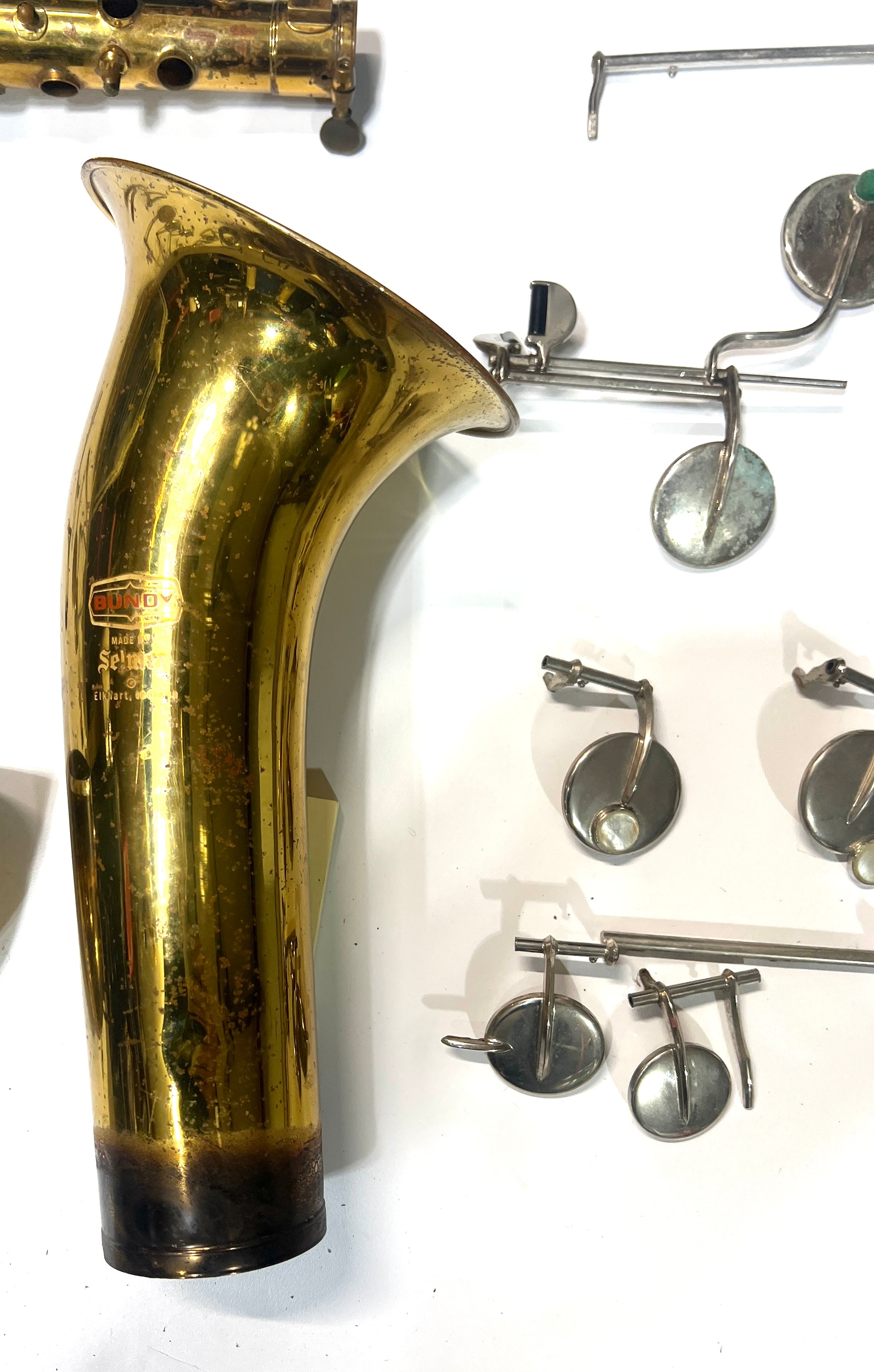 Selmer Bundy 1 Tenor Saxophone Individual Replacement Parts Only Used As Is  24-004