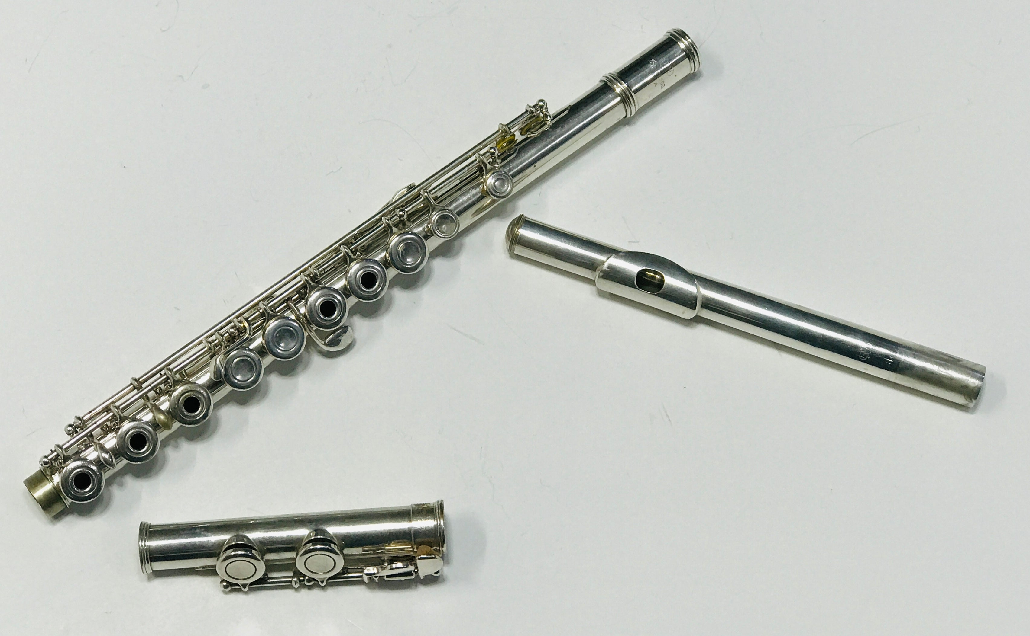 Emerson USA Flute Open Hole Sterling HeadJoint full repad recently serviced