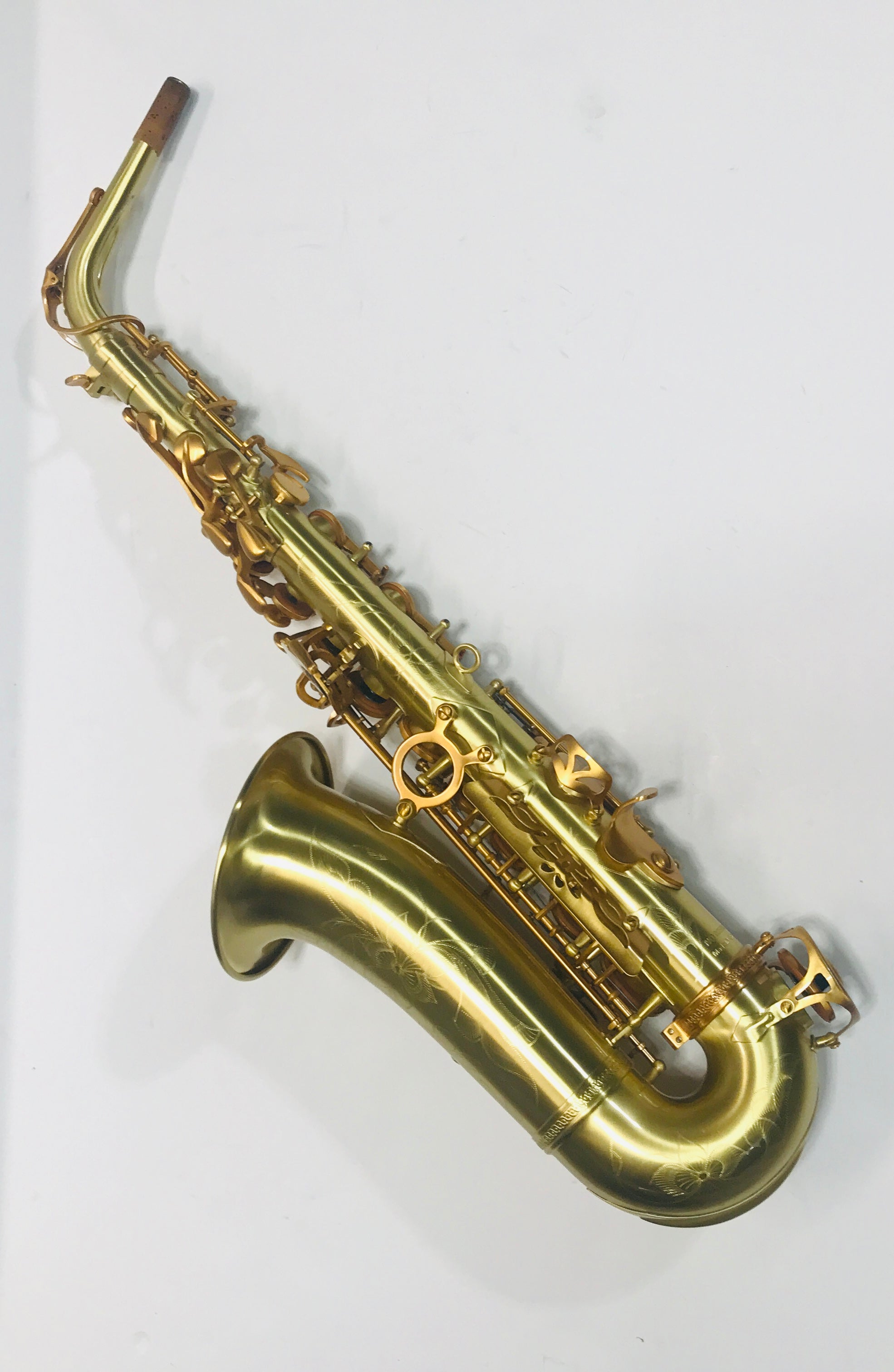 Jester Alto Saxophone JAS-287 Brushed Finish Dark Lacquered Keys Engraving (NEW)