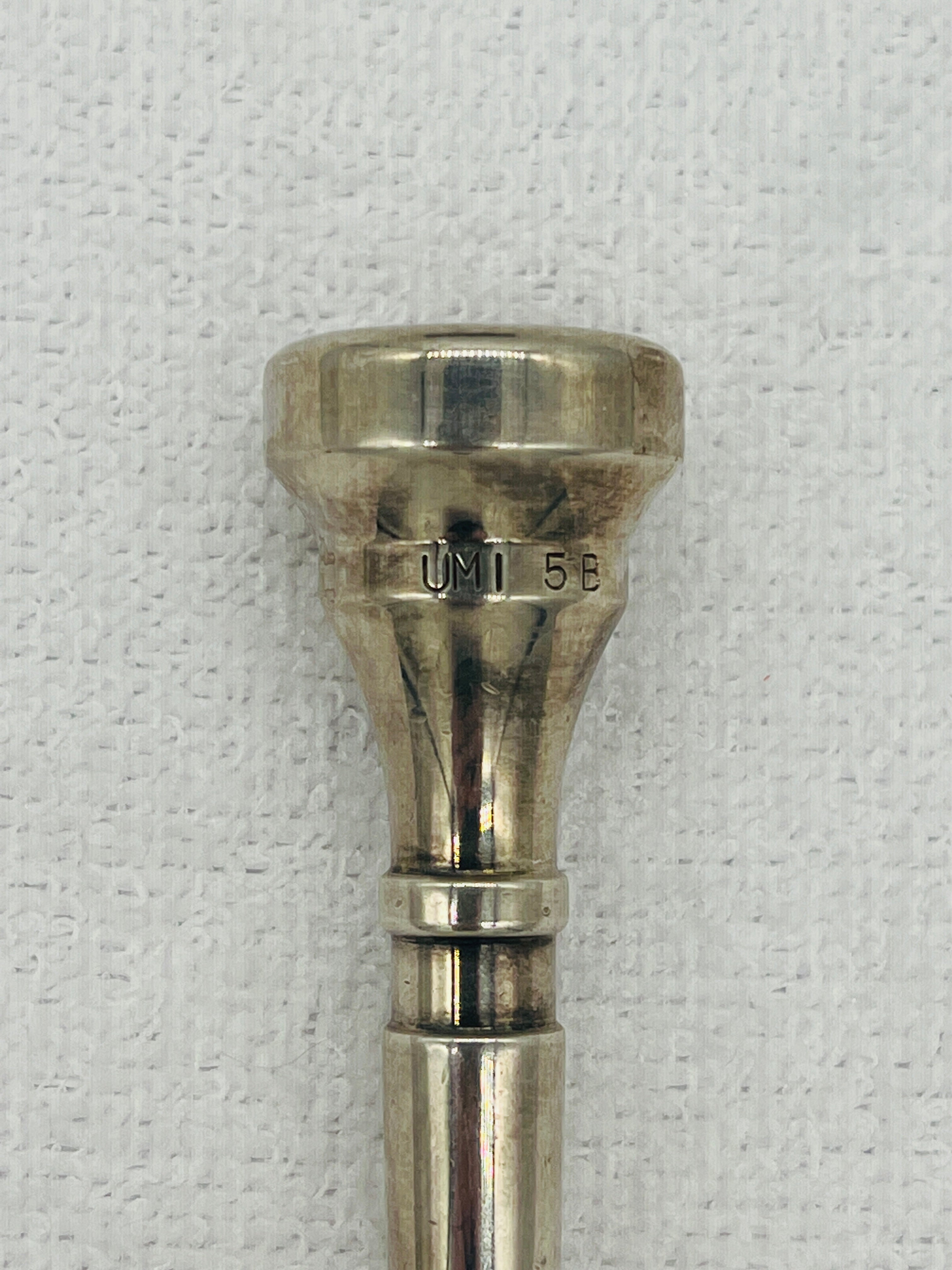 UMI  5B Trumpet Mouthpiece Silver Plated USED