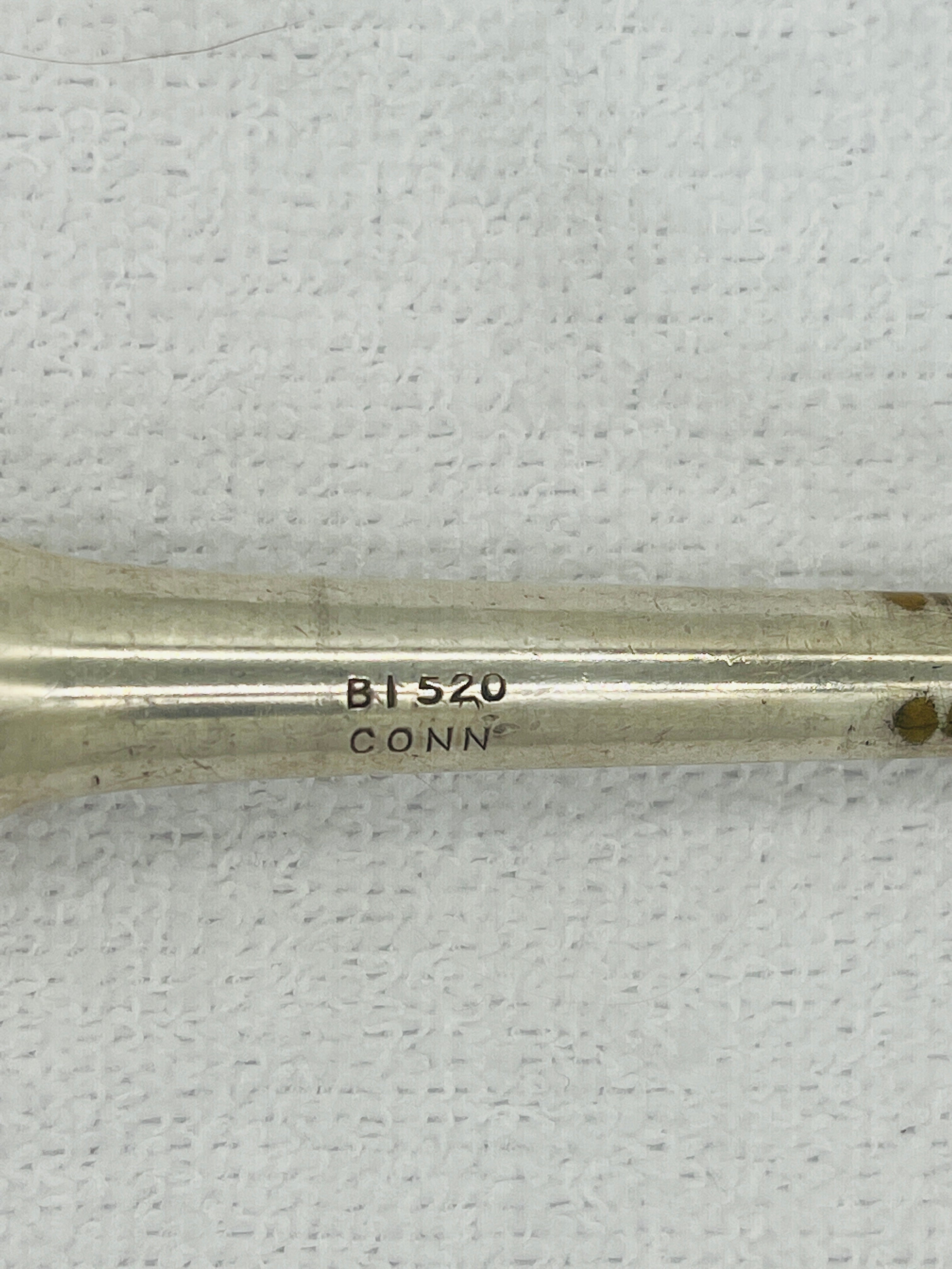 CONN B1520 Trumpet Mouthpiece Silver Plated USED