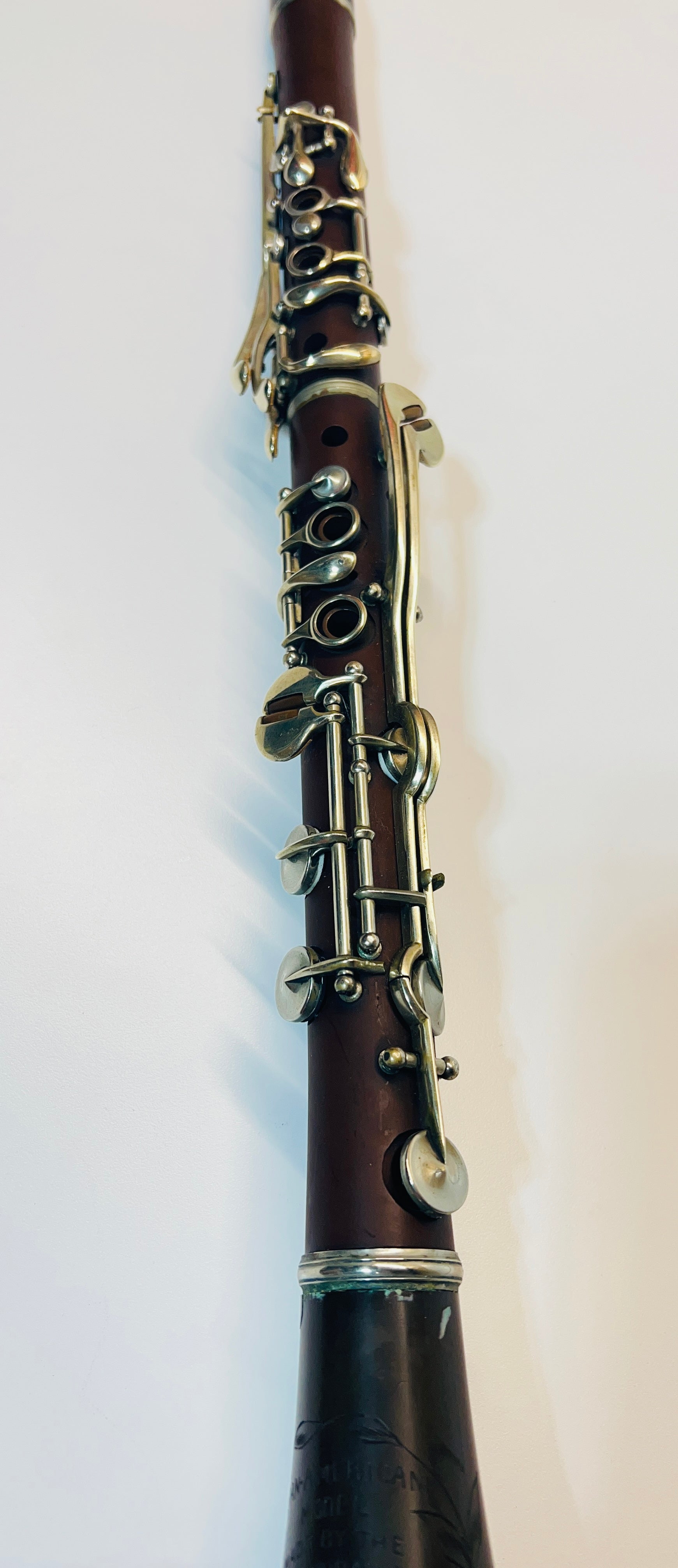 CONN Pan American Clarinet Simple Keyed Plastic Beautiful Engraving  USED